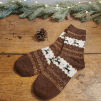 Chaussettes d'hiver *Marron
