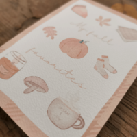 Carte *My fall favorites