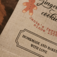 Essuie vaisselle / Torchon de Noël - Gingerbread cookies