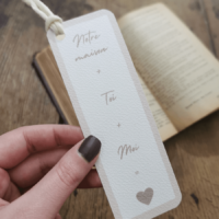 Marque-page *Notre maison + Toi + Moi = ♥