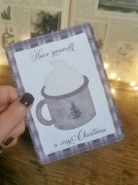Carte *Mug rustique Sapin