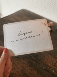Carte *Joyeux anniversaire!